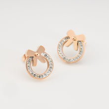 Khuyên tai LAMY Diamond Bow Earrings CDE3018RG