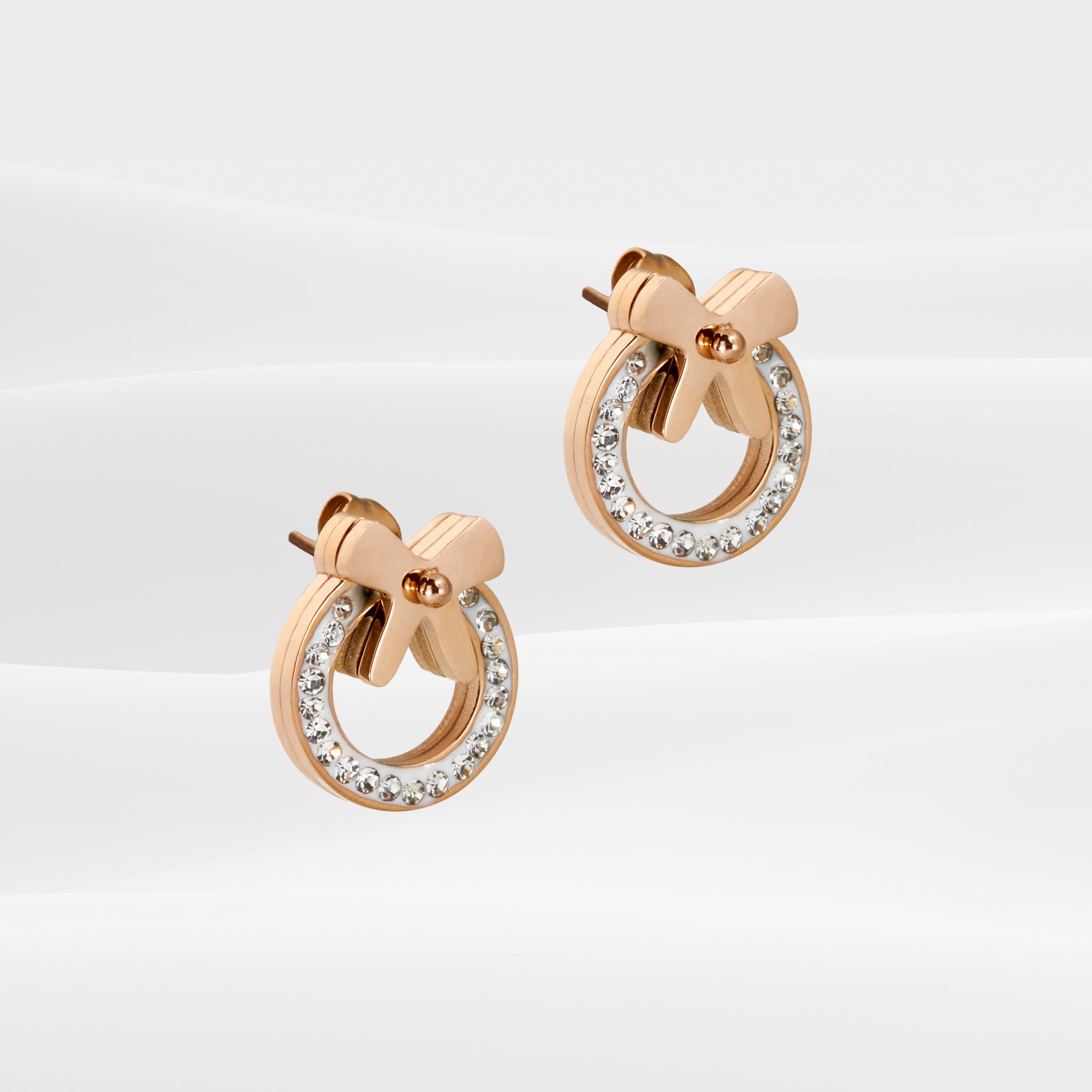 Khuyên tai CDE Diamond Bow Earrings CDE3018RG