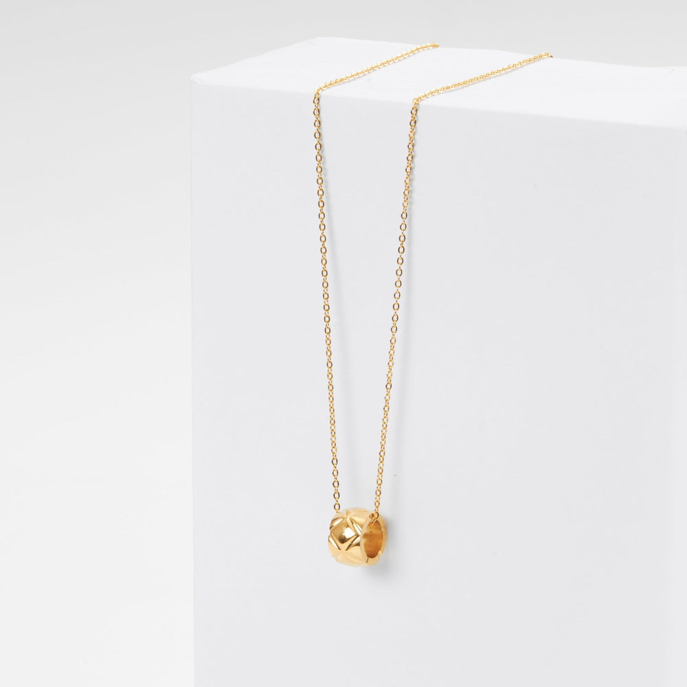 Split Flower X Necklace Gold