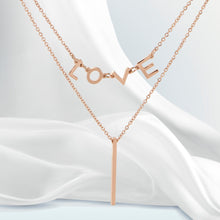 Dây chuyền nữ I LOVE Necklace CDE6018RG