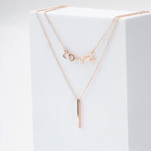 Dây chuyền nữ I LOVE Necklace CDE6018RG