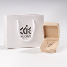 Dây chuyền nữ Heart Lock Jewelry Stone Silver Necklaces CDE6021SV