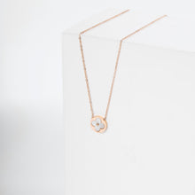 Dây chuyền nữ Lucky Leaves Rose Gold Necklace CDE6024RG