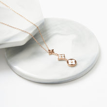 Dây chuyền nữ Four Leaves Necklace Rose Gold CDE6025RG