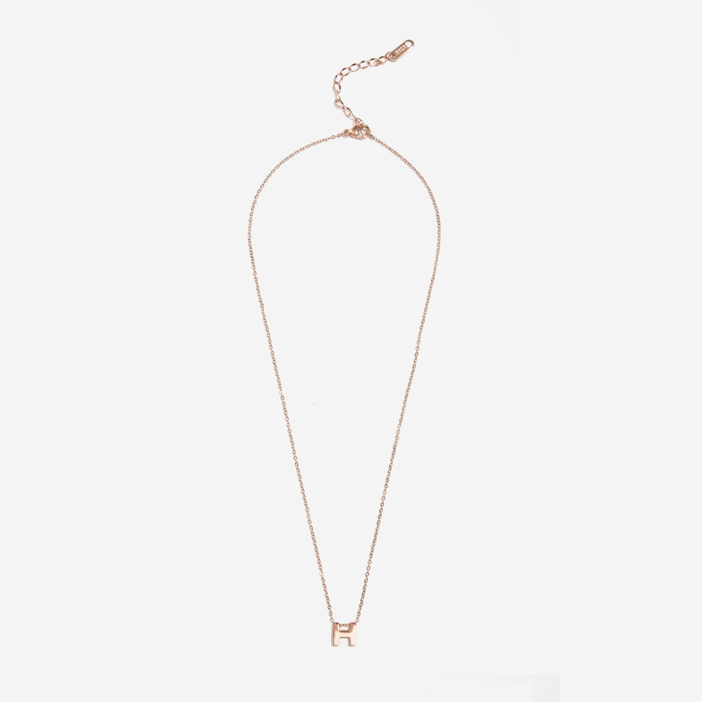 H-shaped Necklace Rose Gold