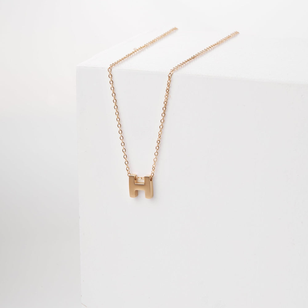 H-shaped Necklace Rose Gold
