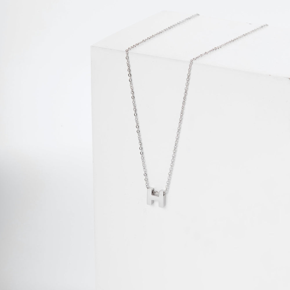 H-shaped Necklace Silver