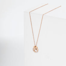 Dây chuyền nữ Diamond Bow Necklace Rose Gold CDE6031RG