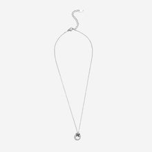 Dây chuyền nữ Diamond Bow Necklace Silver CDE6031SV