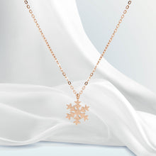 Dây chuyền nữ Romantic Snowflake Necklace Rose Gold CDE6033RG