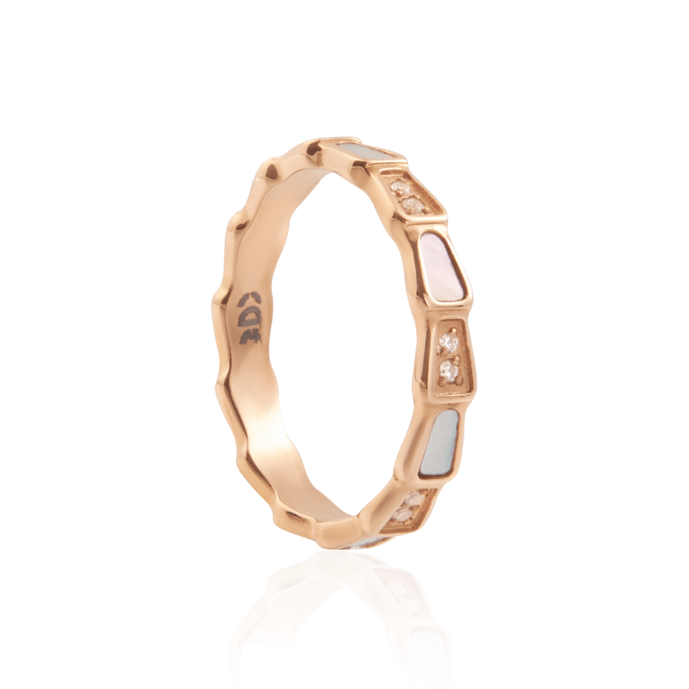 Stone Inlaid Ring Women's