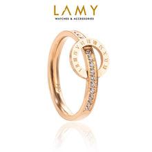 CDE In Love Forever Crystal Rose Gold Ring CDE8000RG