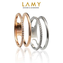 Nhẫn LAMY Elsa Crystal Dual Rose Gold Ring CDE8027