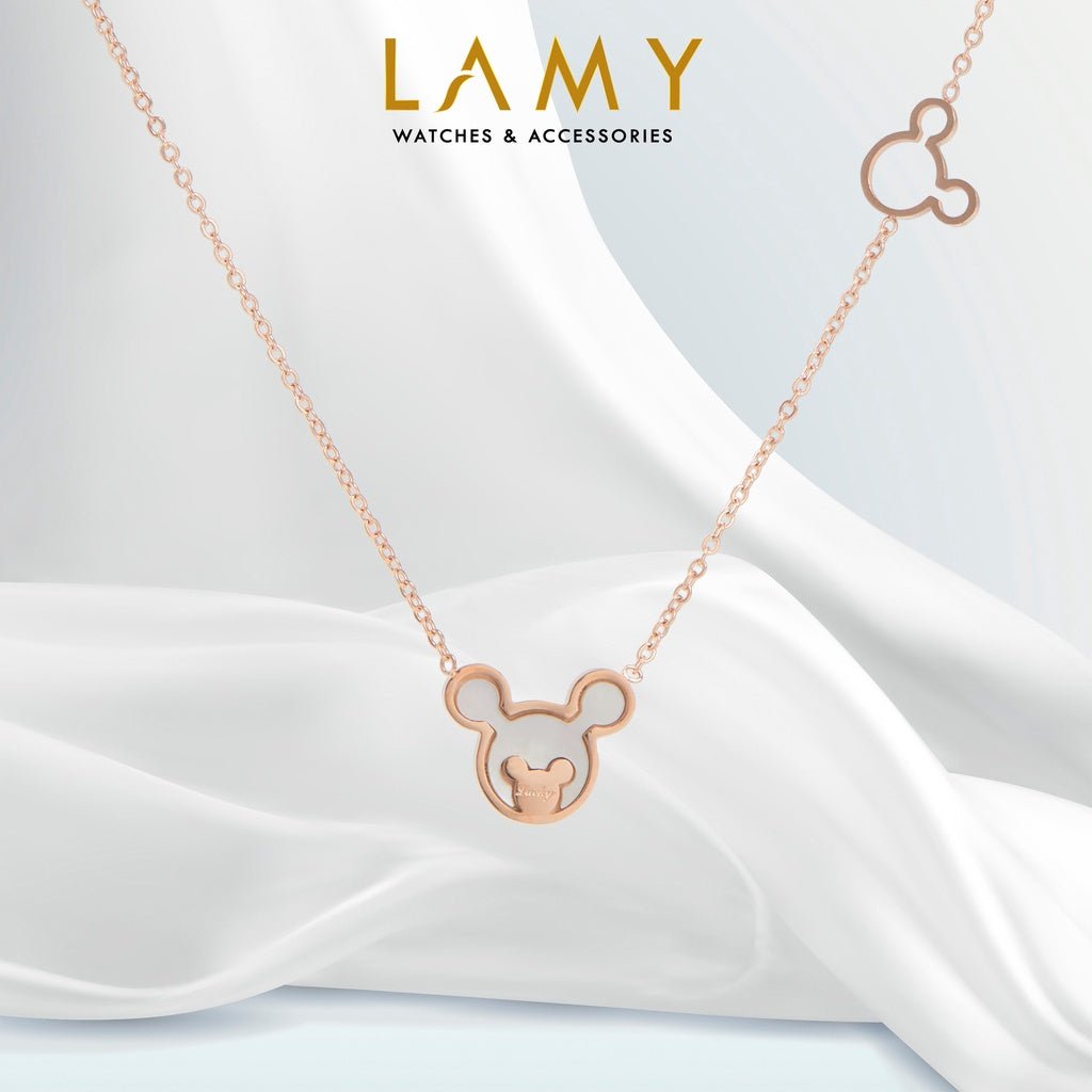 Dây chuyền LAMY Cute Mickey Mouse Necklace CDE6017RG