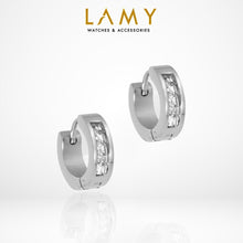 Khuyên tai LAMY Diamond Buckle Earrings CDE3014SV