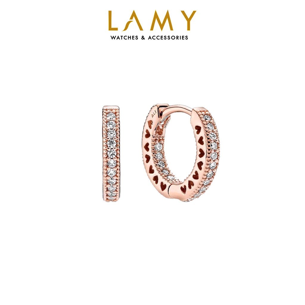 Khuyên tai nữ LAMY Signature Cubic Earrings CDE3030RG