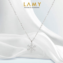 Dây chuyền nữ Romantic Snowflake Necklace Silver CDE6033SV