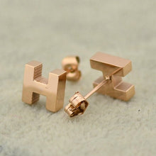 Khuyển tai LAMY H-shaped Earrings Rose Gold CDE3020RG