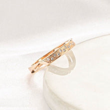 CDE Eternity Anniversary Crystal Rose Gold Ring CDE8006RG
