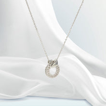 Dây chuyền nữ Swan Pendant Diamonds Necklace CDE6043SV