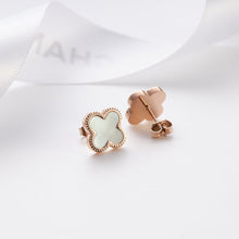 Khuyên tai LAMY Lucky Four Leaves Earrings Rose Gold CDE3023RG.WH