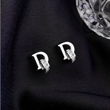 Khuyên tai LAMY D-shaped Earrings Silver CDE3019SV