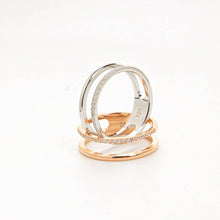 Nhẫn LAMY Elsa Crystal Dual Rose Gold Ring CDE8027