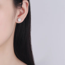 Khuyên tai LAMY Timeless Round Shaped Earrings CDE3029SV
