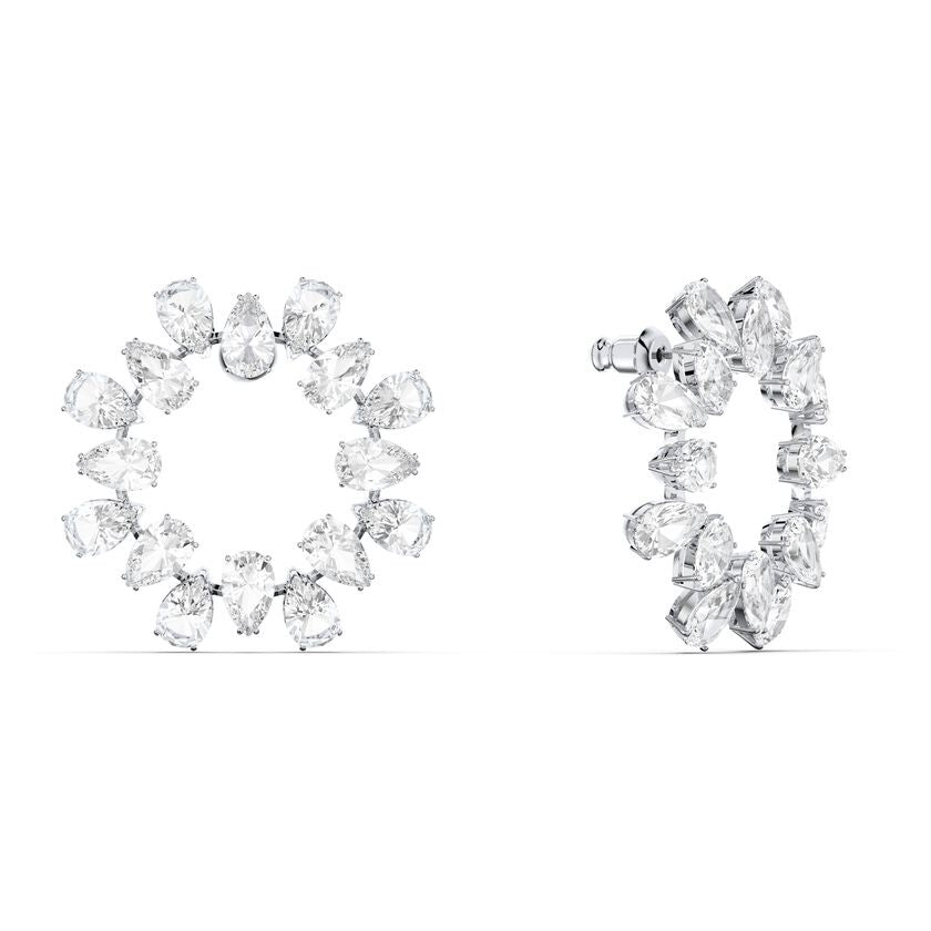 Millenia Hoop Earrings White