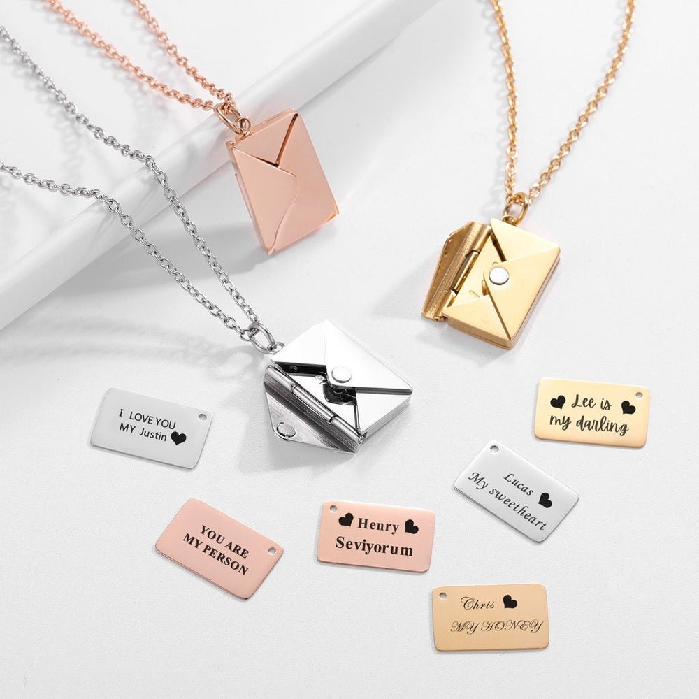 Fingers Print Letter Pendant