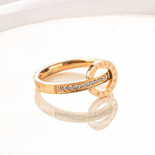 CDE In Love Forever Crystal Rose Gold Ring CDE8000RG