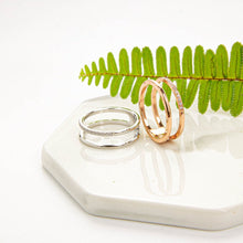 Nhẫn LAMY Elsa Crystal Dual Rose Gold Ring CDE8027