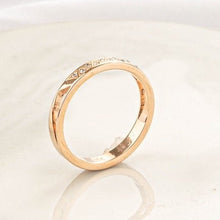 CDE Eternity Anniversary Crystal Rose Gold Ring CDE8006RG