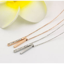 Dây chuyền nữ Love Stick Silver Necklace CDE6038SV