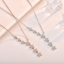 Dây chuyền nữ Multi Stars Necklace Silver CDE6044RG
