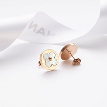 Khuyên tai LAMY Lucky Leaves Earrings Rose Gold CDE3022RG