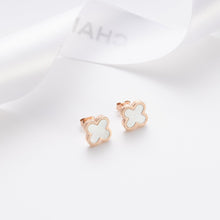Khuyên tai LAMY Lucky Four Leaves Earrings Rose Gold CDE3023RG.WH