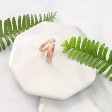 Bộ nhẫn LAMY Double Milgrain Ring Rose Gold CDE8029RG & CDE8003RG