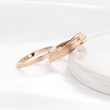 Bộ nhẫn LAMY Milgrain Rose Gold Ring CDE8003RG & CDE8004RG