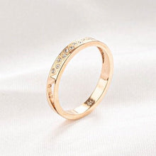 CDE Eternity Anniversary Crystal Rose Gold Ring CDE8006RG