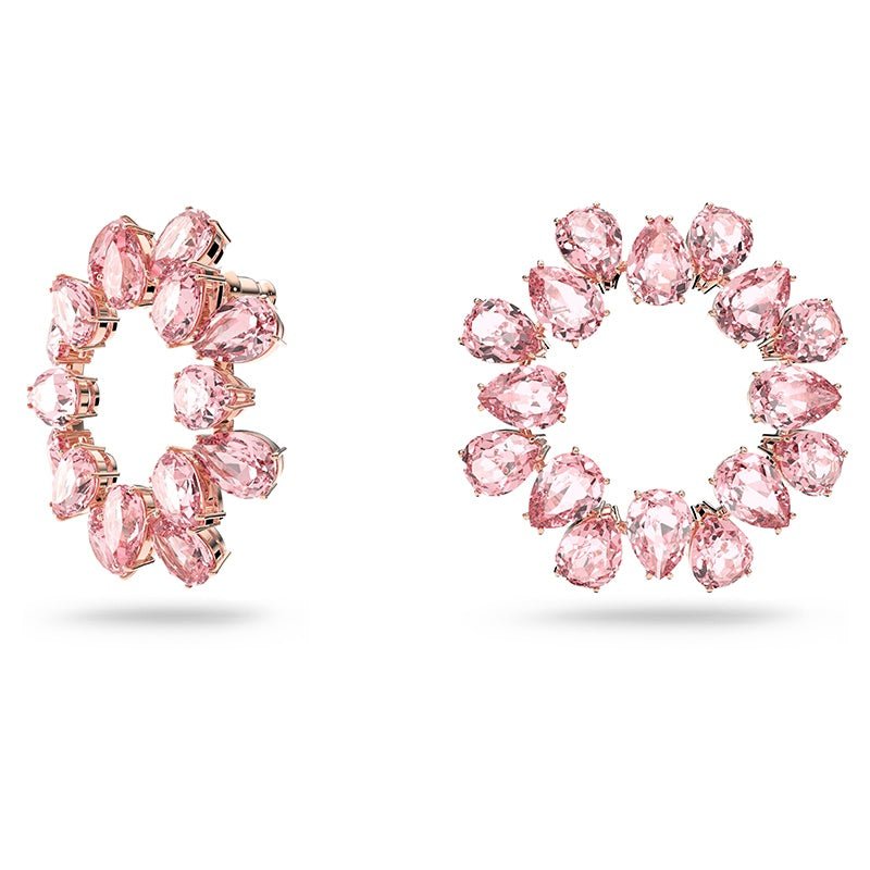 Millenia Hoop Earrings Pink