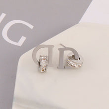 Khuyên tai LAMY D-shaped Earrings Silver CDE3019SV