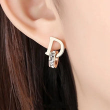 Khuyên tai LAMY D-shaped Earrings Rose Gold CDE3019RG