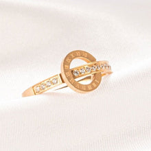 CDE In Love Forever Crystal Rose Gold Ring CDE8000RG