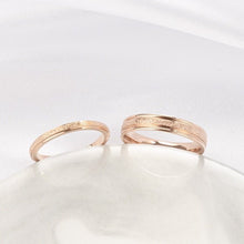 Bộ nhẫn LAMY Milgrain Rose Gold Ring CDE8003RG & CDE8004RG