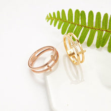 Nhẫn LAMY Elsa T Crystal Dual Rose Gold Ring CDE8028