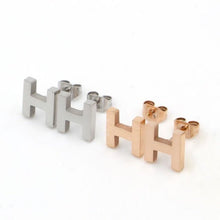 Khuyên tai LAMY H-shaped Earrings Silver CDE3020SV