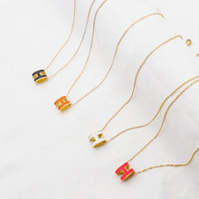 Dây chuyền nữ H-shaped Red Necklaces CDE6028RD