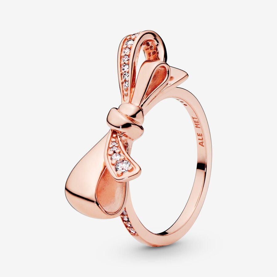 Bow Gorgeous Ring Rose Gold