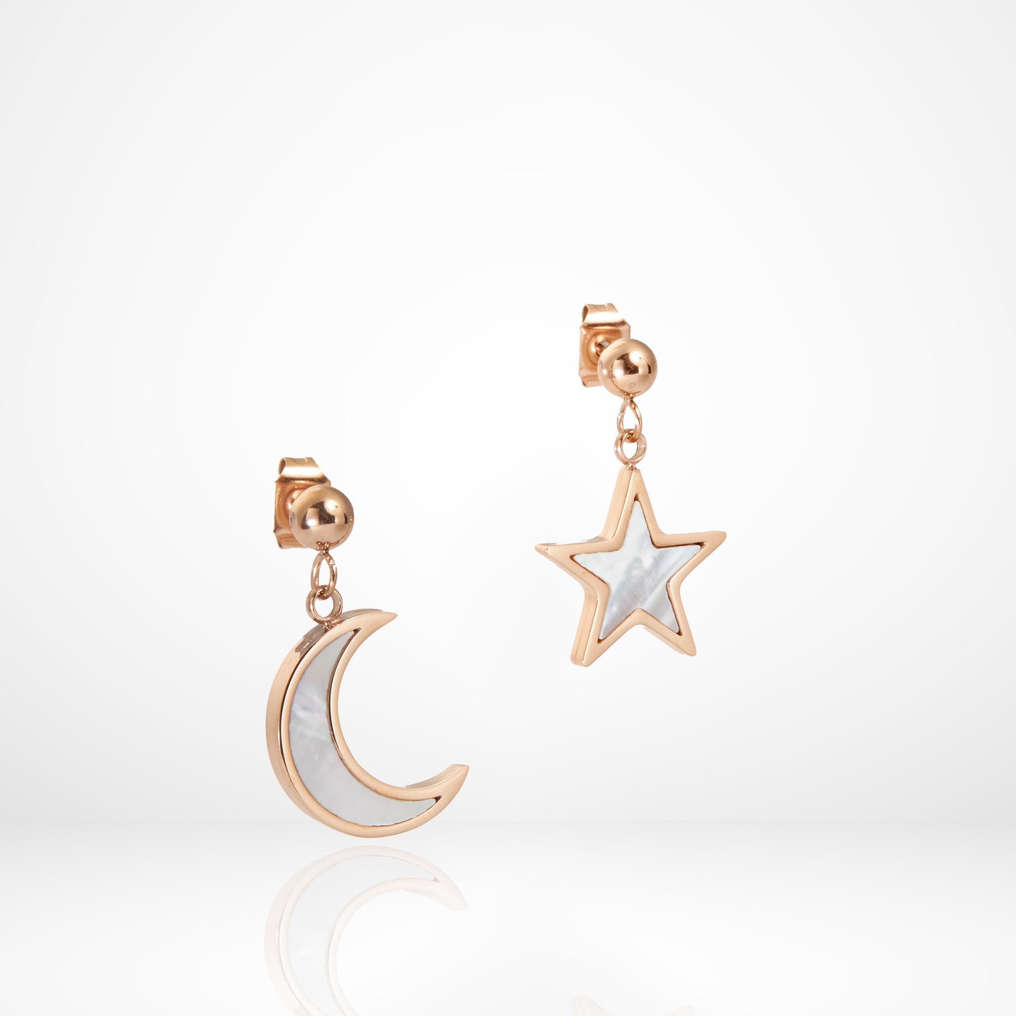 CDE Moon Star Earrings CDE3016WH